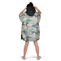 Vente en gros de poncho à capuche personnalisé en microfibre pour enfants serviette de plage et de surf à langer à séchage rapide et compressée pour la salle de bain extérieure