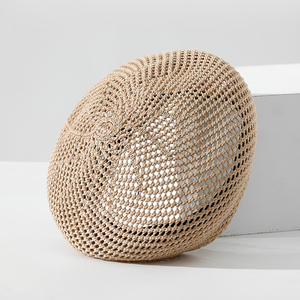 Casquettes d'été pour femmes, respirantes, en <span class=keywords><strong>tricot</strong></span>, bérets pour femmes - Product Image 4