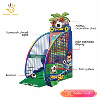 Machine d'arcade de tir de football en salle à monnayeur pour enfants, style sportif, en métal et plastique, espagnol, 220V