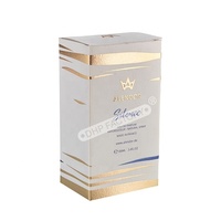 Papier dentifrice personnalisé gaufré feuille d'or estampage logo pliable carton d'expédition bouteille de parfum emballage boîte repliée