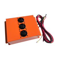 Chargeur de batterie intelligent LNLEE 48V 80A 4800W IP65 étanche embarqué CNC avec arrêt automatique sans surcharge pour batteries LiFePO4 Lithium EV