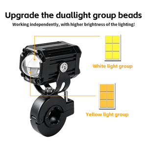 Motorcycle Spotlights Led Headlight Strobe Mini Driving Lights Work Light Fog Lamp DRL Bulb for Car Truck SUV ATY - Product Image 3