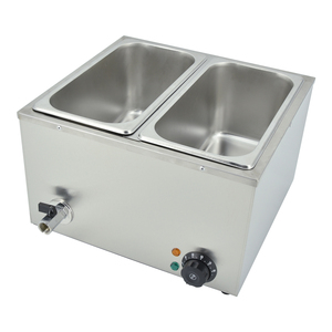 In acciaio inox elettrico Bain Marie Chocolate Pot Buffet controllo temperatura zuppa cibo più caldo bagnomaria acqua bagnomaria - Product Image 3