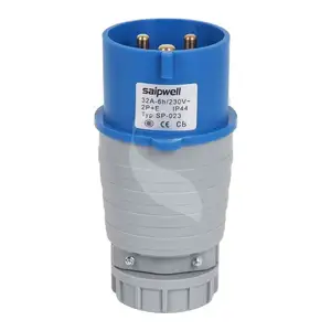 Saipwell ABS Industrial impermeável Plug IP44 Ip66 Ip68 impermeável comutado soquetes e tomadas