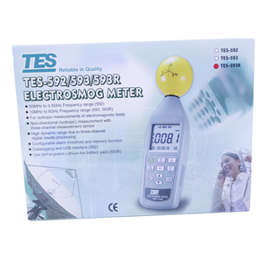 TES-593R EMF Máy Đo Điện Khói Máy Ghi Dữ Liệu Ba Trục Dải Tần Số 10MHz Đến 8.0 GHz - Product Image 6