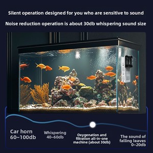 Filtro Inteligente Integrado para Pecera Pequeña, Generador de Oxígeno, Bomba de Circulación de Agua, Purificación de Agua, Oxigenación, Ultrasilencioso - Product Image 4