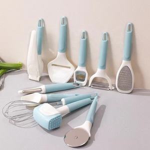 Juego <span class=keywords><strong>de</strong></span> Utensilios <span class=keywords><strong>de</strong></span> Cocina con Mango <span class=keywords><strong>de</strong></span> Plástico, Pala para Queso, <span class=keywords><strong>Rallador</strong></span> <span class=keywords><strong>de</strong></span> Acero Inoxidable para el Hogar - Product Image 1