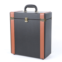 Poignée de transport facile Multiple sans fil USB rétro gramophone Portable mallette lecteur vinyle