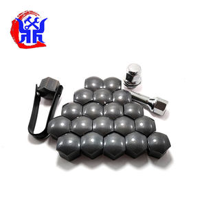 <span class=keywords><strong>Cache</strong></span>-écrous de roue en plastique ABS chromé de 17 mm (0,67 po) pour VW Audi <span class=keywords><strong>Skoda</strong></span> (gris) - Product Image 6