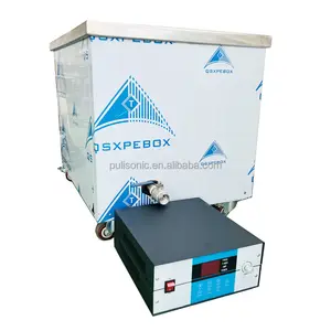Pulitori ultrasonici industriali a due frequenze 28khz 40khz per la macchina di pulizia delle particelle di gomma del tappo della bottiglia di vetro