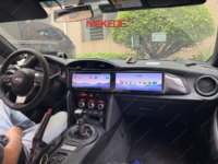 Autoradio Android double écran MEKEDE avec prise en charge de la caméra 360°, DSP, lecteur multimédia sans fil, Android Auto pour Toyota GT86/Subaru BRZ 2012-2019