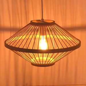 Usine du Vietnam Abat-jour en bambou fabriqué à la main Design magnifiquement tissé Meilleur choix pour tout style d'intérieur - Product Image 5