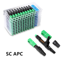 DK-FIBER SC-APC/UPC Fiber Optic Adapter Fast Connector for FTTH