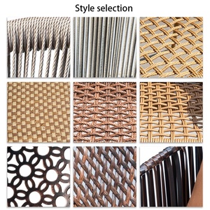 เก้าอี้สนามกลางแจ้งกันน้ำเก้าอี้สวนอลูมิเนียมหรูหราทันสมัยเก้าอี้ลานกลางแจ้งเก้าอี้เชือกสำหรับร้านอาหาร - Product Image 5