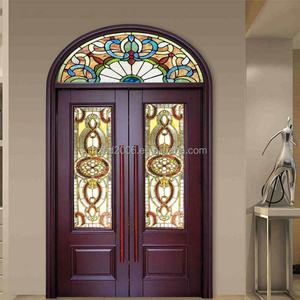 Vidrio Tiffany y Vidrio de Colores Semirredondo Hecho a Mano, Personalizado al por Mayor, para Puertas, Paredes y Ventanas, con Doble Acristalamiento - Product Image 3