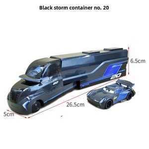Car Story Daniel Black Storm Cool Sister Camión Contenedor Mediano de Aleación, Juguete de Coche para Niños de la Serie Uncle Mai - Product Image 3