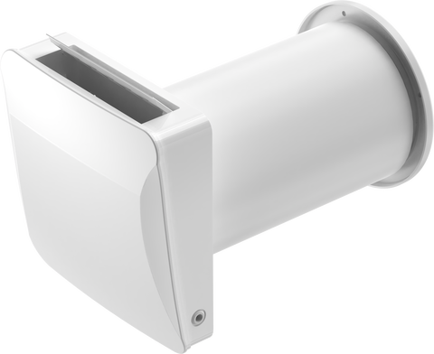 97% Efficiency Wall Mounted Fresh Air ERV Recuperator F7 Filter Energy Recovery Ventilation With Auto Shutter 10-30m2