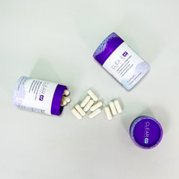 Vente en gros Emballage de capsule biodégradable de luxe Boîte d'emballage de capsule de suppléments de tube de papier artisanal d'impression personnalisée