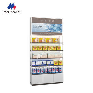 Présentoir de pharmacie QMuS-<span class=keywords><strong>QB</strong></span>-06-1200 Vente directe d'usine Magasin de médecine Étagère pour étagère de magasin compacte - Product Image 1