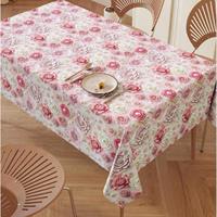 Nappe Imprimée Imperméable, Taille Entièrement Personnalisable, Nappe Rectangulaire Florale Anti-Plis pour Salle à Manger