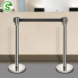 Müze sinema için paslanmaz çelik kalabalık kontrol standı altın Stanchion sonrası stanchion - Product Image 5