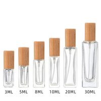 Flacons de parfum miniatures en verre de 3 ml, 5 ml, 10 ml, 120 ml, 30 ml, flacon pulvérisateur de voyage avec bouchon à vis
