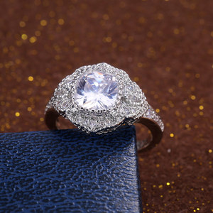 Anello di cristallo per donna, stile street, elegante, per feste e uso quotidiano, accessori moda - Product Image 4