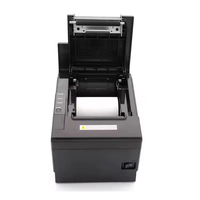 Imprimante thermique portable de reçus de codes-barres POS Mini 80 mm avec coupe automatique et alimentation facile du papier