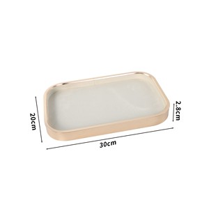 Vassoio Espositore <span class=keywords><strong>per</strong></span> Gioielli di Lusso Impilabile, Cornice in Metallo Oro Champagne, Organizzatore in Velluto Beige <span class=keywords><strong>per</strong></span> Collane, Anelli e Bracciali - Product Image 6