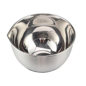 3 Pcs Polished Bowls with Silicone Non-Slip Base, Dishwasher Safe Stainless Steel Mixing Bowl Set - Product Image 2