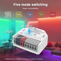 Contrôleur LED intelligent ZigBee GL-C-301P, mini driver de bande LED RGBW, 5 modes, récepteur LED RF, compatible ZigBee 3.0