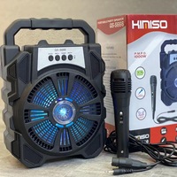 QS-S666 yeni tasarım 6.5 inç taşınabilir hoparlör kaliteli ses müzik hoparlörü kutusu kablolu mikrofon ile