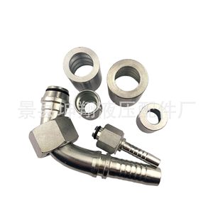 Raccord de tuyau hydraulique en acier inoxydable 304 316, connecteur fileté, coude haute pression - Product Image 4