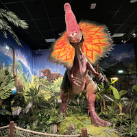Modèle de dinosaure animatronique personnalisable Dino City pour une utilisation en extérieur/en intérieur dans les parcs d'attractions et les jardins (construction en acier)