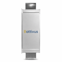 Battivus SA88 10500mAh 3.45V NMCA Lithium Ion Pouch Cell 36.23Wh 105A Baterai Pengisian Cepat Daya Ultra Tinggi untuk EV Drone UAV