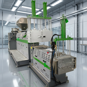 Extrudeuse Monovis à Haute Capacité Contrôlée par PLC LvDao, Filtre à Tamis, <span class=keywords><strong>PC</strong></span>/LDPE/PP/HDPE/EVA, 45kW, Multi-tension, Garantie 1 An - Product Image 5