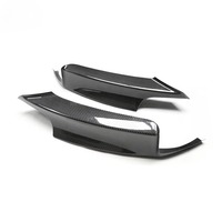 Splitter de pare-chocs avant en fibre de carbone sèche pour BMW Série 3 F30 M-Tech Berline 2012-2017, extensions latérales