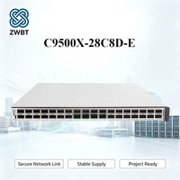 Commutateur Cisco C9500X-28C8D-E Catalyst 9500X, commutateur de cœur géré de couche 3, licence Network Essentials, 1U
