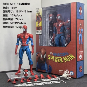 Figurine d'action Spiderman <span class=keywords><strong>Miles</strong></span> de CT Toys, collection de figurines en PVC, modèle de dessin animé, jouet de 15 cm, cadeau avec emballage d'origine, décoration, à partir de 8 ans - Product Image 2