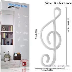 Luminaire LED suspendu néon transfrontalier en forme de planète, fusée, tête d'alien, en plastique, décoratif mural pour chambre à coucher, usage résidentiel - Product Image 5
