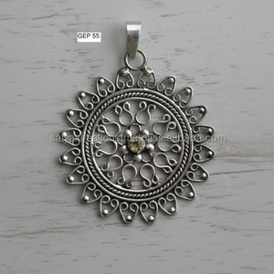 Colgante infinito de Plata de Ley 925, diseño de avión y sol, joyería encantadora para ocasiones de regalo - Product Image 1