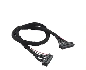 Fuente de alimentación del divisor y dual PSU adaptador de Cable 24 Pin 20 + 4 Pin ATX adaptador de placa base C