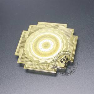 تصميم الأزياء قطع من مكعب ميتاترون معدني بذور الحياة يانترا الطاقة بطاقات مع تصنيع بالجملة - Product Image 5