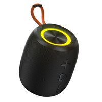 Haut-parleur Bluetooth portable d'extérieur, coloré, étanche, avec subwoofer en tissu pour une ambiance sportive