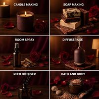 Huile Essentielle Pure en Gros Distillée à la Vapeur pour l'Aromathérapie, Huile de Basilic pour Diffuseur, Massage et Utilisation en Spa