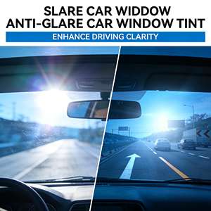<span class=keywords><strong>Film</strong></span> solaire auto-adhésif nano-céramique anti-UV en PET pour voitures, protection anti-rayures et confidentialité, pare-soleil latéral pour vitres - Product Image 4