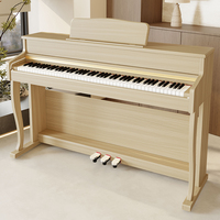 Günstiges Digitalpiano mit 88 Tasten, Konzertmodus, 3 Pedalen, Hammermechanik und Eingebautem Lautsprecher