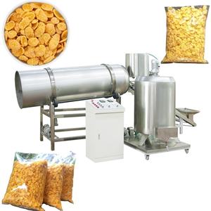 Nueva Línea de Producción de Hojuelas de Maíz para Desayuno Nutritivo con 1 Año de Garantía, Maquinaria para Cereales con Motor Automático de 450 kg/h - Product Image 3