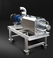Séparateur de fumier spiralé monté, déshydrateur de fumier en acier inoxydable anticorrosion, équipement agricole pour élevages domestiques