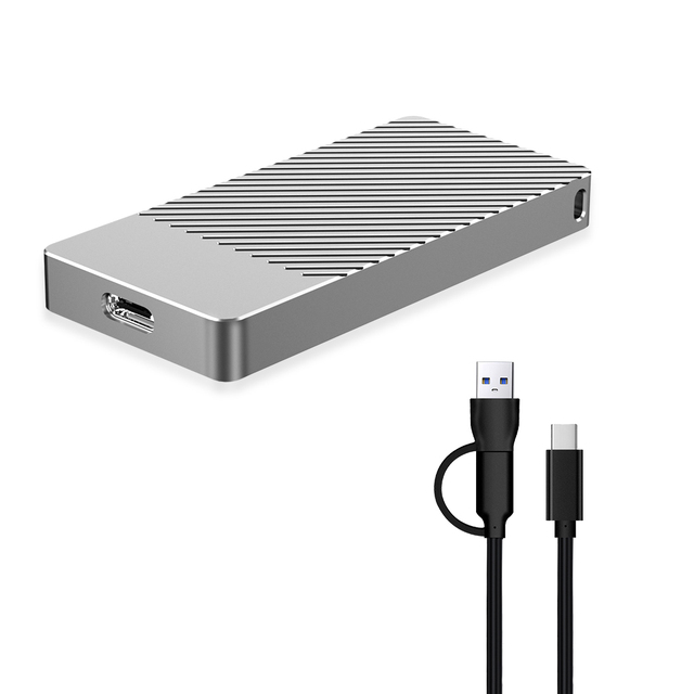 M.2 NVMe SATA SSD Enclosure Adapter USB3.2 Gen2 10Gbps External to USB PCI-E 6Gbps SATA M-Key B+M Key Reader Support UASP Trim